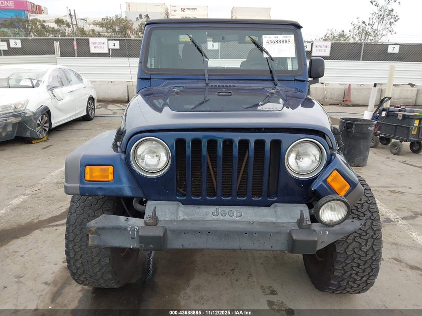 2004 Jeep Wrangler X VIN: 1J4FA39S94P799653 Lot: 43688885