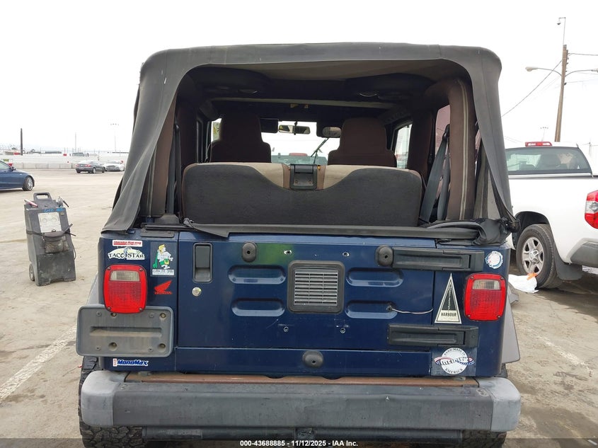 2004 Jeep Wrangler X VIN: 1J4FA39S94P799653 Lot: 43688885