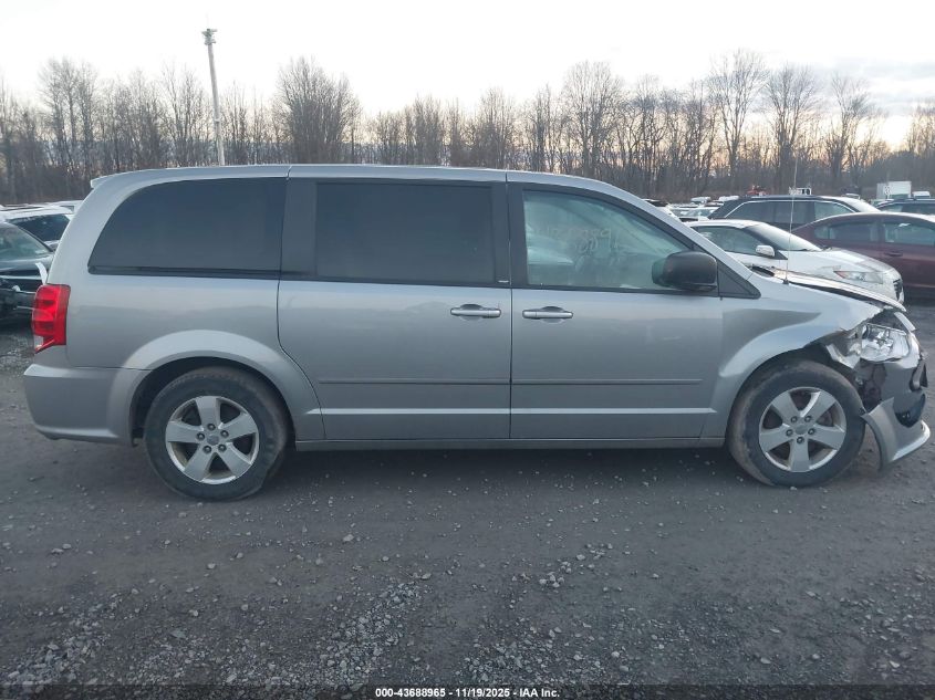 2014 Dodge Grand Caravan Se VIN: 2C4RDGBG6ER167152 Lot: 43688965