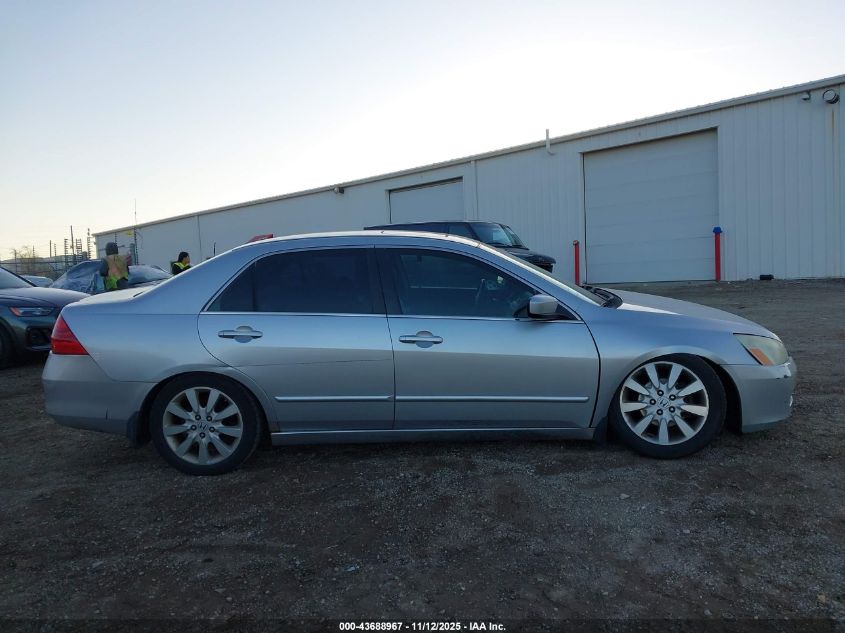 2007 Honda Accord 3.0 Ex VIN: 1HGCM66597A098278 Lot: 43688967
