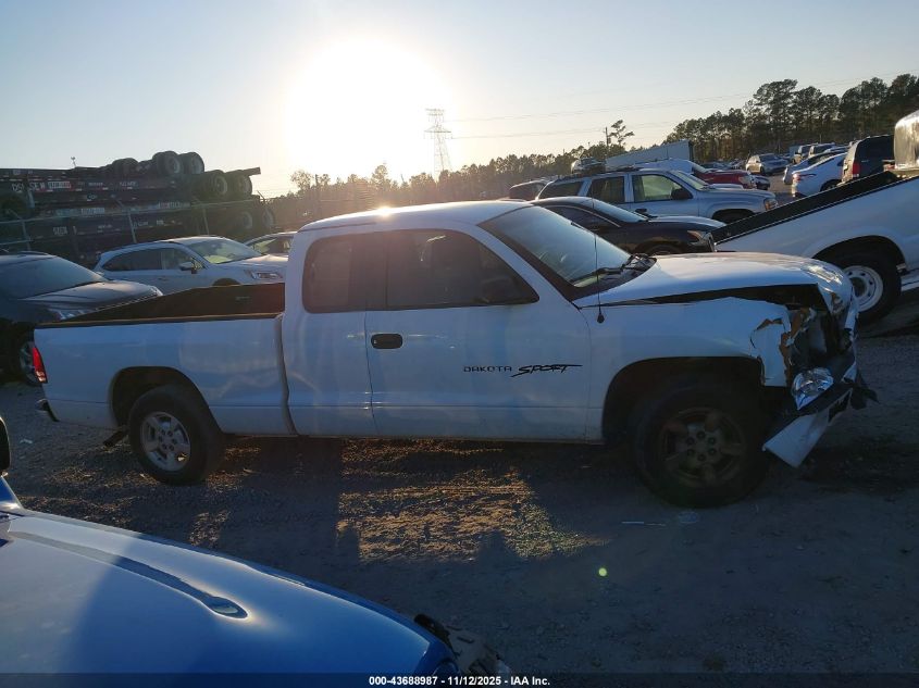 2001 Dodge Dakota Slt/Sport VIN: 1B7GL22X81S184198 Lot: 43688987