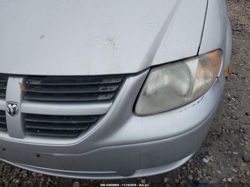 2007 Dodge Caravan Sxt VIN: 1D4GP45R97B206234 Lot: 43688995