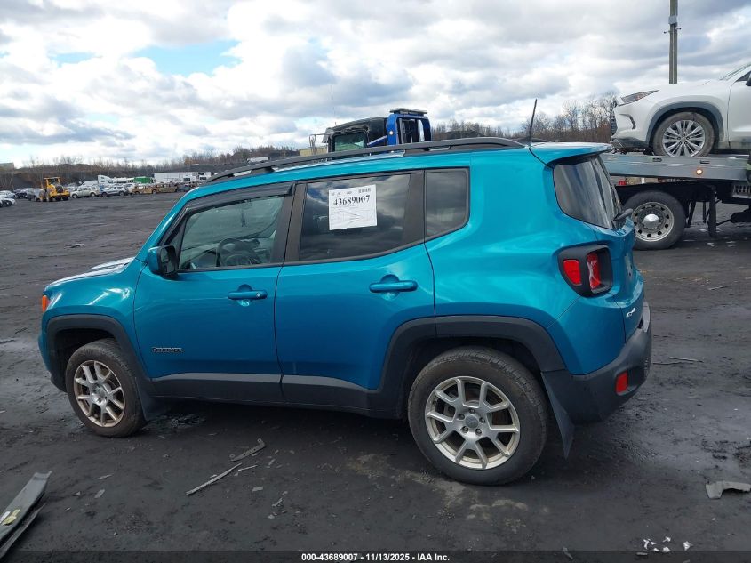 2019 Jeep Renegade Latitude 4X4 VIN: ZACNJBBB1KPK45171 Lot: 43689007