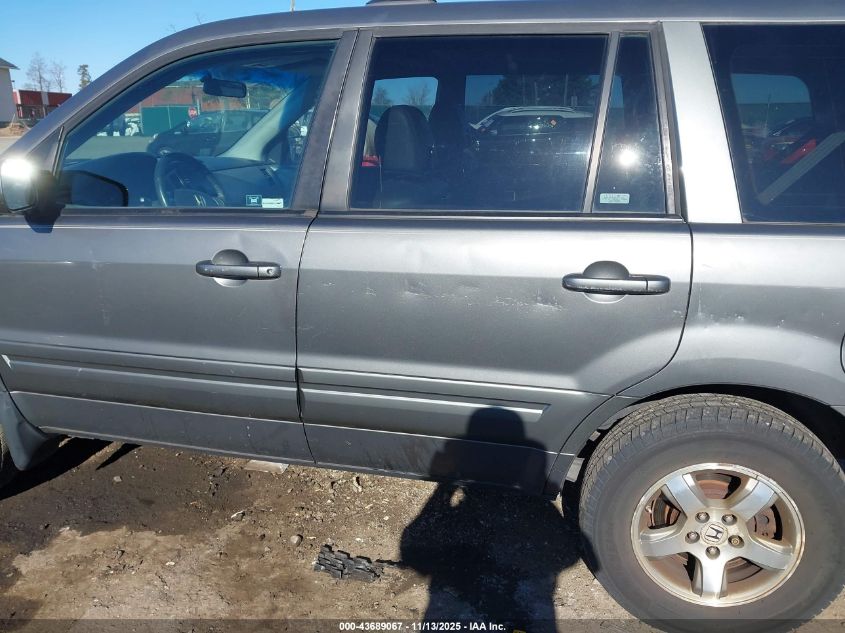 2007 Honda Pilot Ex-L VIN: 5FNYF28767B036933 Lot: 43689067