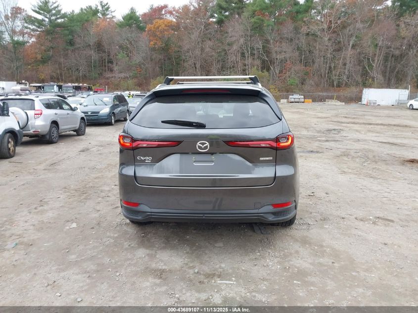 2025 Mazda Cx-90 3.3 Turbo Preferred Package VIN: JM3KKBHDXS1226539 Lot: 43689107