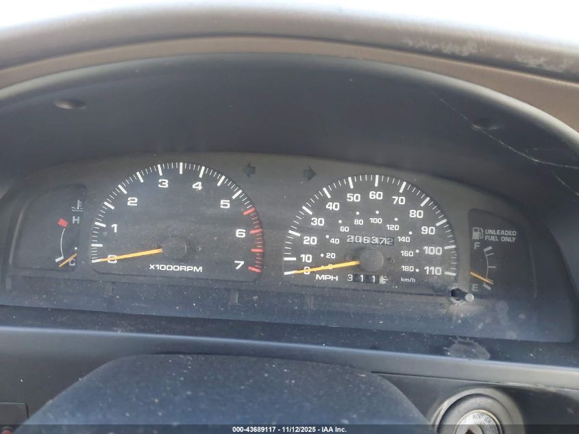 1997 Toyota 4Runner Sr5 V6 VIN: JT3HN86R1V0095513 Lot: 43689117