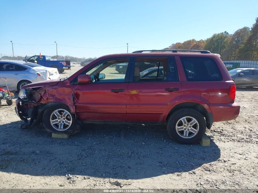 2004 Honda Pilot Ex-L VIN: 5FNYF18654B007419 Lot: 43689121