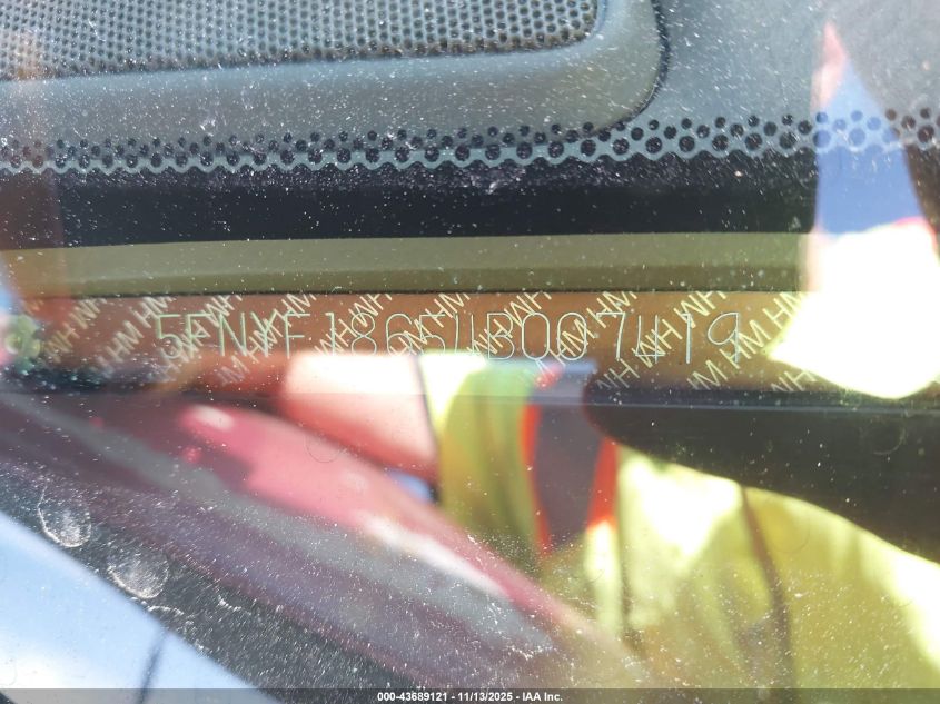 2004 Honda Pilot Ex-L VIN: 5FNYF18654B007419 Lot: 43689121