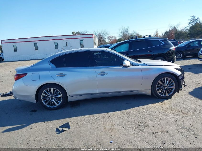 2020 Infiniti Q50 Luxe VIN: JN1EV7AP7LM206427 Lot: 43689206