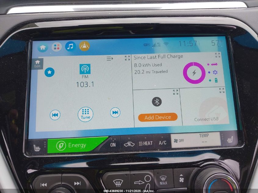 2021 Chevrolet Bolt Ev Fwd Premier VIN: 1G1FZ6S04M4100366 Lot: 43689230