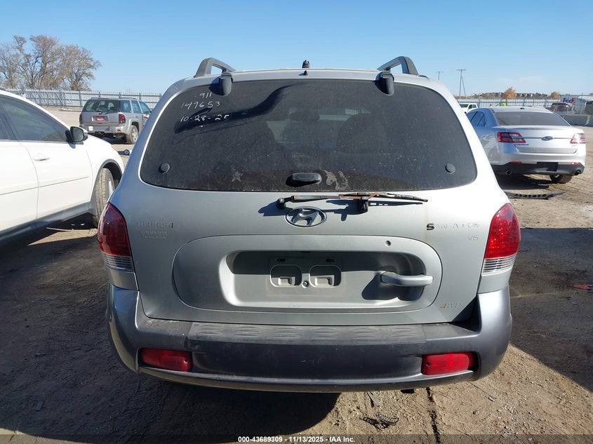 2005 Hyundai Santa Fe Gls VIN: KM8SC73D15U952024 Lot: 43689309