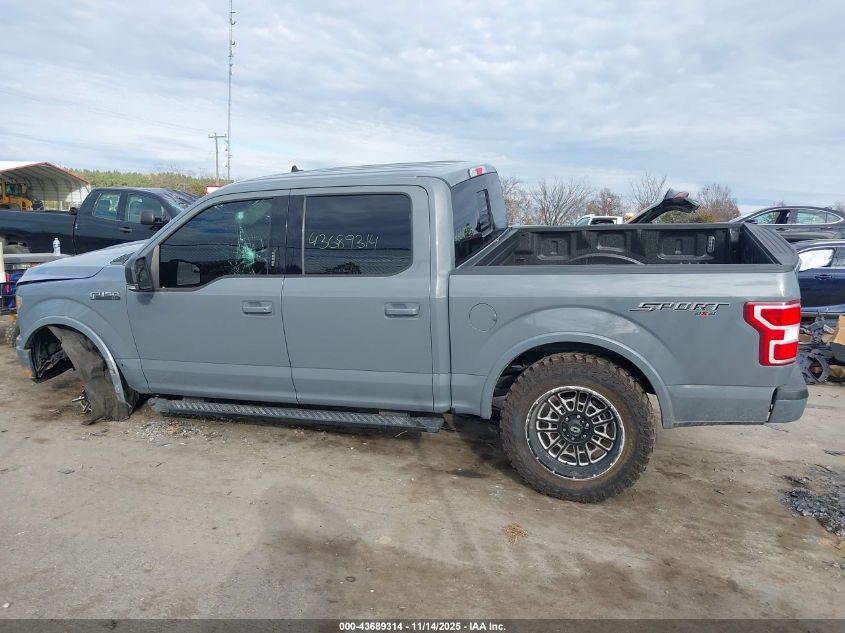 2020 Ford F150 Supercrew VIN: 1FTEW1E43LKE69890 Lot: 43689314
