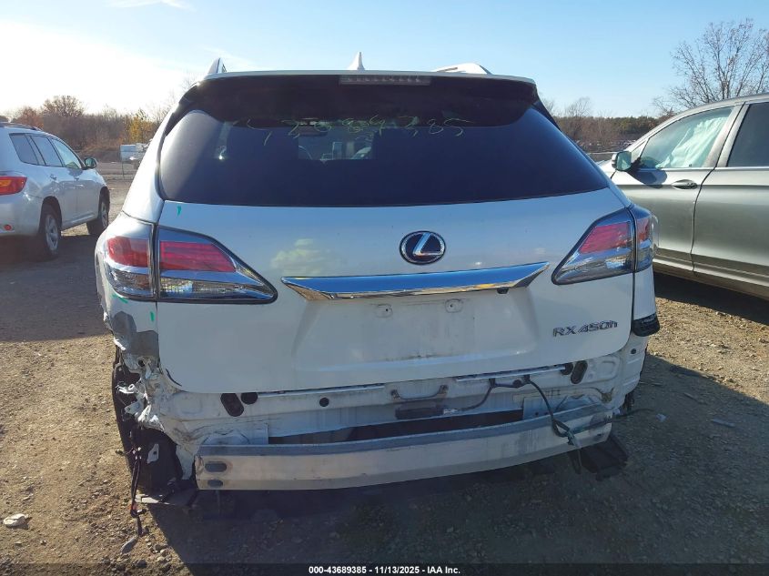 2015 Lexus Rx 450H VIN: 2T2BC1BA3FC008258 Lot: 43689385