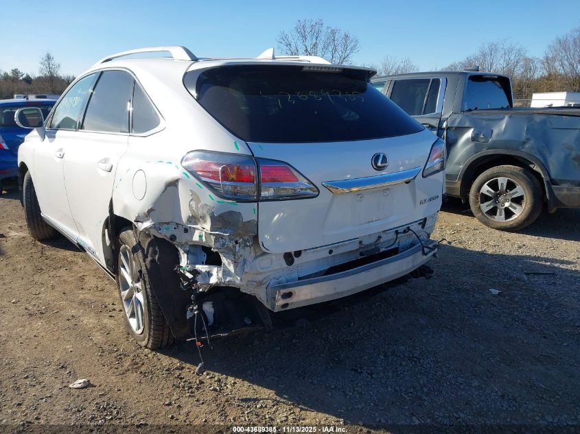 2015 Lexus Rx 450H VIN: 2T2BC1BA3FC008258 Lot: 43689385