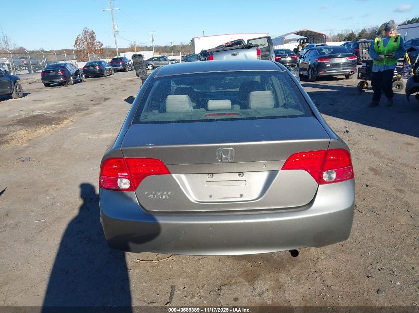 2007 Honda Civic Lx VIN: 1HGFA16517L001815 Lot: 43689389