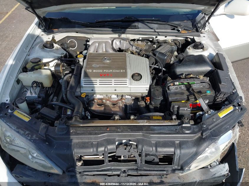 2001 Lexus Es 300 VIN: JT8BF28G110339726 Lot: 43689444