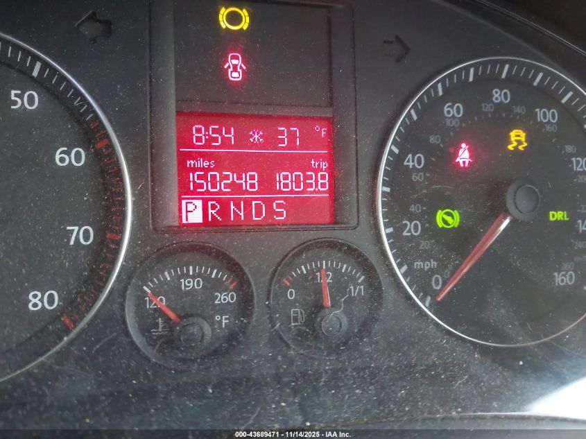 2007 Volkswagen Jetta Wolfsburg Edition VIN: 3VWEF71K27M187792 Lot: 43689471