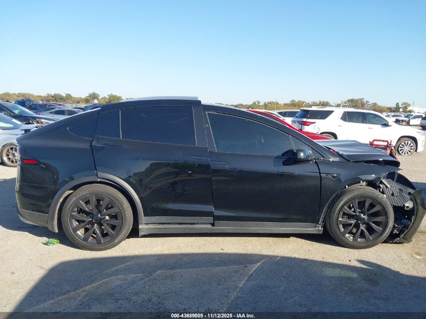 2022 Tesla Model X Dual Motor All-Wheel Drive VIN: 7SAXCAE52NF345378 Lot: 43689509