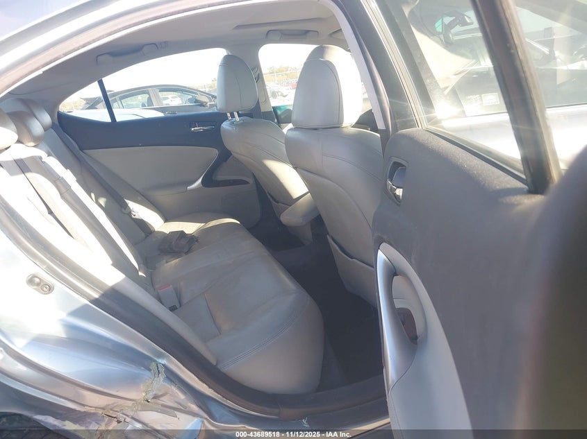 2006 Lexus Is 250 VIN: JTHBK262365025458 Lot: 43689518