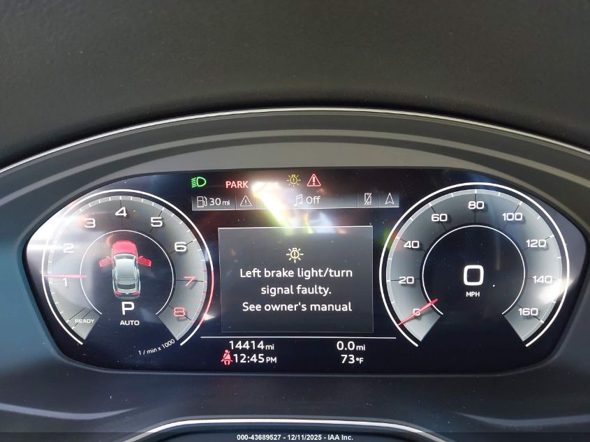 2023 Audi A5 Sportback Premium Plus 45 Tfsi S Line Quattro S Tronic VIN: WAUFADF50PA047760 Lot: 43689527