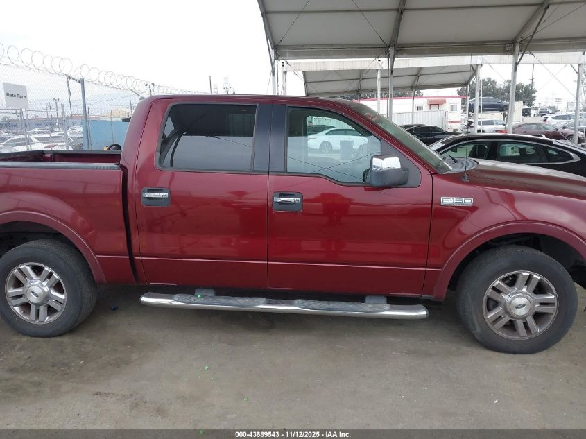 2006 Ford F-150 Lariat/Xlt VIN: 1FTPW12576FA95089 Lot: 43689543
