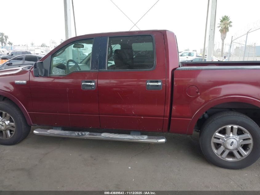 2006 Ford F-150 Lariat/Xlt VIN: 1FTPW12576FA95089 Lot: 43689543