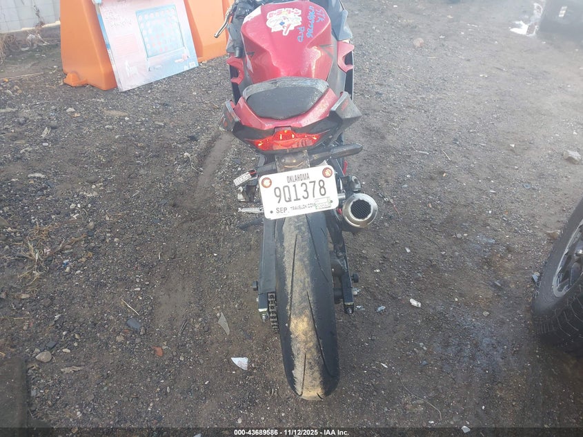 2019 Kawasaki Ex400 VIN: JKAEXKG12KDA24384 Lot: 43689586