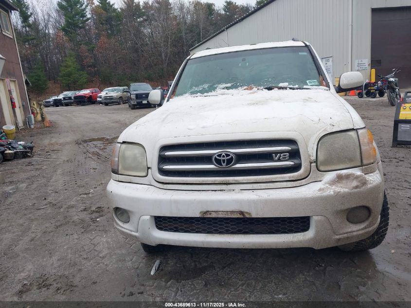 2004 Toyota Sequoia Limited V8 VIN: 5TDBT48A14S211280 Lot: 43689613