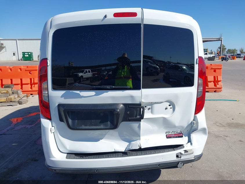 2016 Ram Promaster City Tradesman Slt VIN: ZFBERFBT6G6C62642 Lot: 43689694