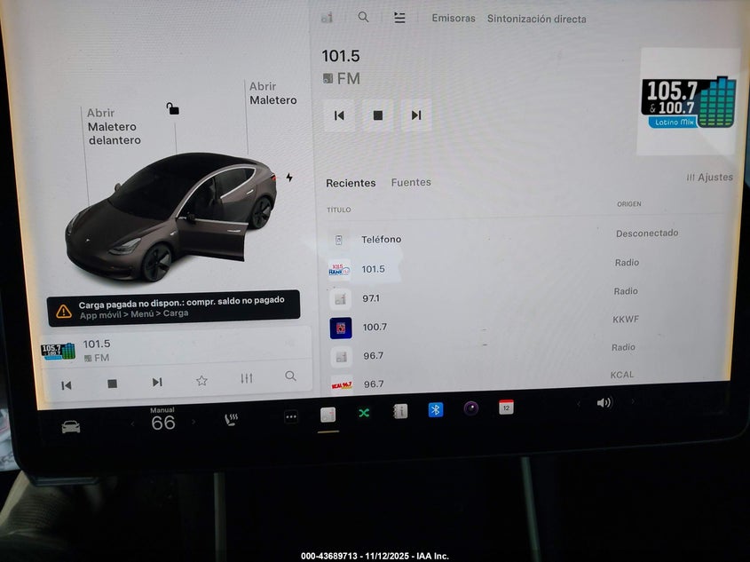 2018 Tesla Model 3 Long Range/Mid Range VIN: 5YJ3E1EA7JF062827 Lot: 43689713