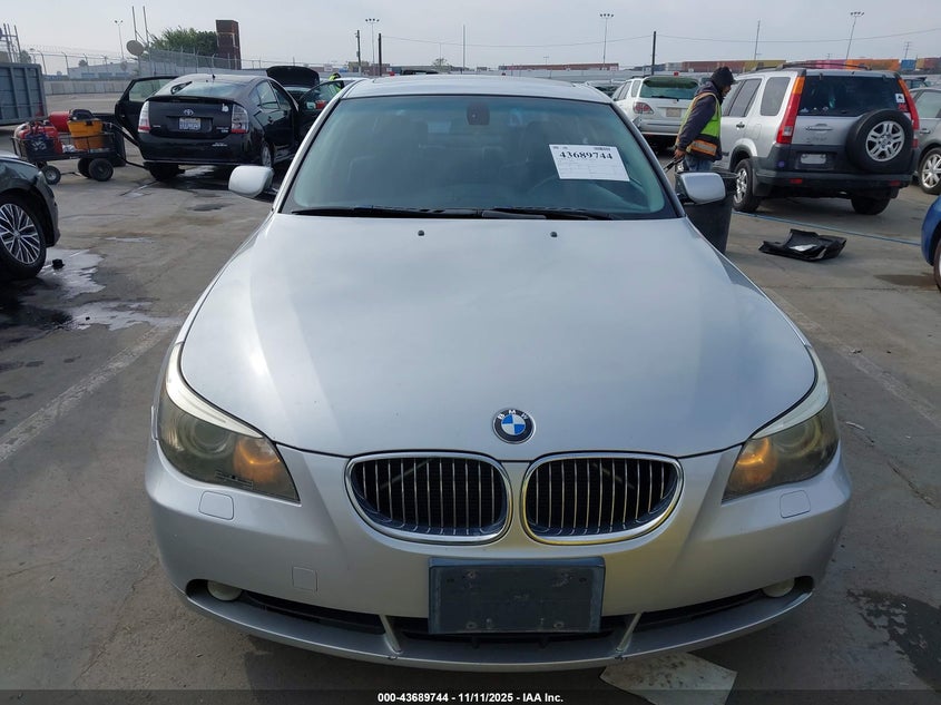 2006 BMW 525I VIN: WBANE53566CK90745 Lot: 43689744