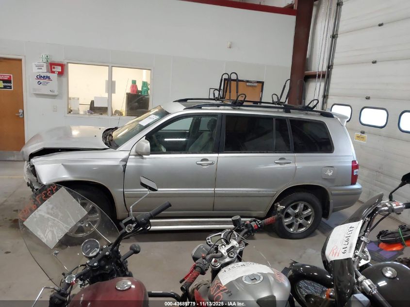 2007 Toyota Highlander V6 VIN: JTEEP21A670198612 Lot: 43689779