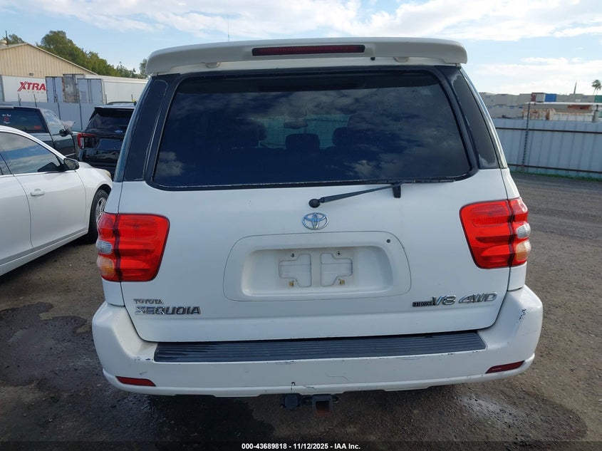 2003 Toyota Sequoia Limited V8 VIN: 5TDBT48A53S182963 Lot: 43689818