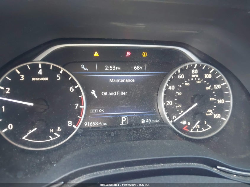 2017 Nissan Maxima 3.5 Sr VIN: 1N4AA6AP9HC409694 Lot: 43689841