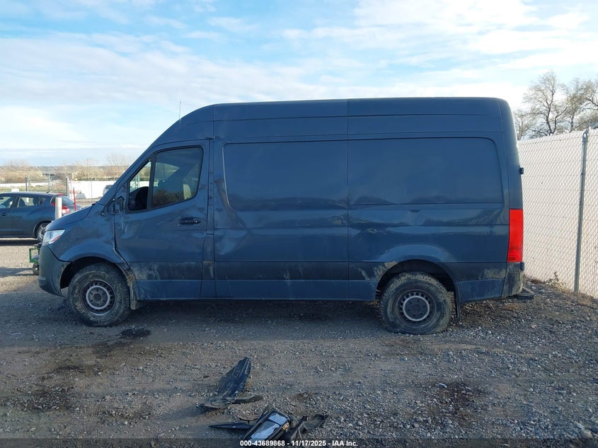 2019 Mercedes-Benz Sprinter 2500 Standard Roof V6 VIN: WD4PF0CD8KP031802 Lot: 43689868