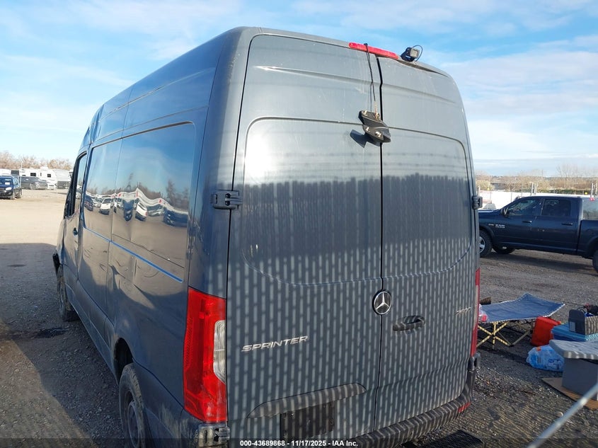 2019 Mercedes-Benz Sprinter 2500 Standard Roof V6 VIN: WD4PF0CD8KP031802 Lot: 43689868