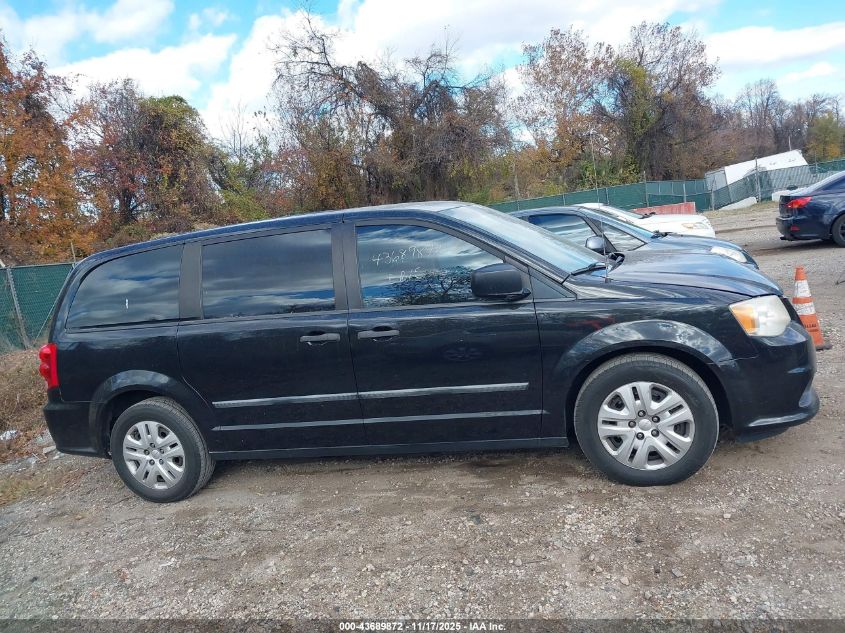 2014 Dodge Grand Caravan American Value Pkg VIN: 2C4RDGBG7ER407308 Lot: 43689872