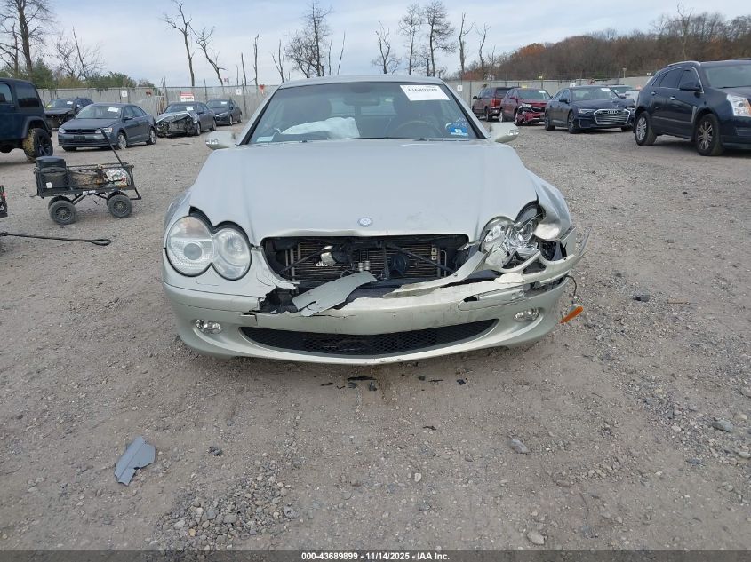 2003 Mercedes-Benz Sl 500 VIN: WDBSK75F13F009718 Lot: 43689899