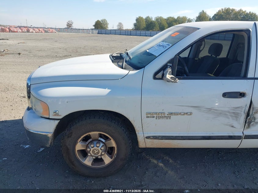 2005 Dodge Ram 2500 Slt/Laramie VIN: 3D7KR28C85G842361 Lot: 43689921