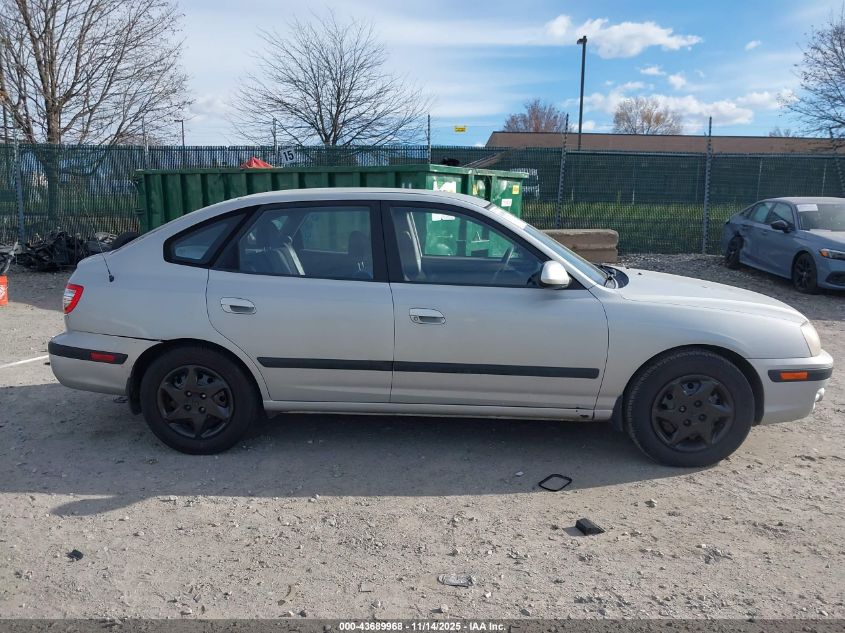 2006 Hyundai Elantra Gls/Gt VIN: KMHDN56D96U180358 Lot: 43689968