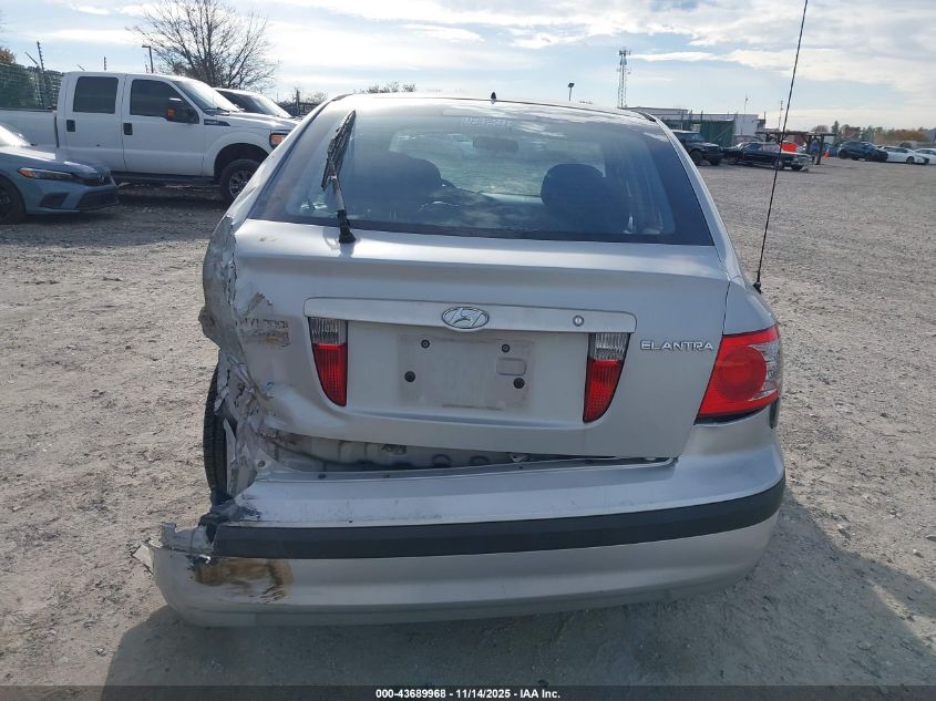 2006 Hyundai Elantra Gls/Gt VIN: KMHDN56D96U180358 Lot: 43689968