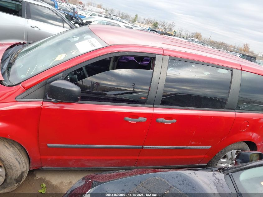 2015 Dodge Grand Caravan American Value Pkg VIN: 2C4RDGBG9FR725562 Lot: 43690009