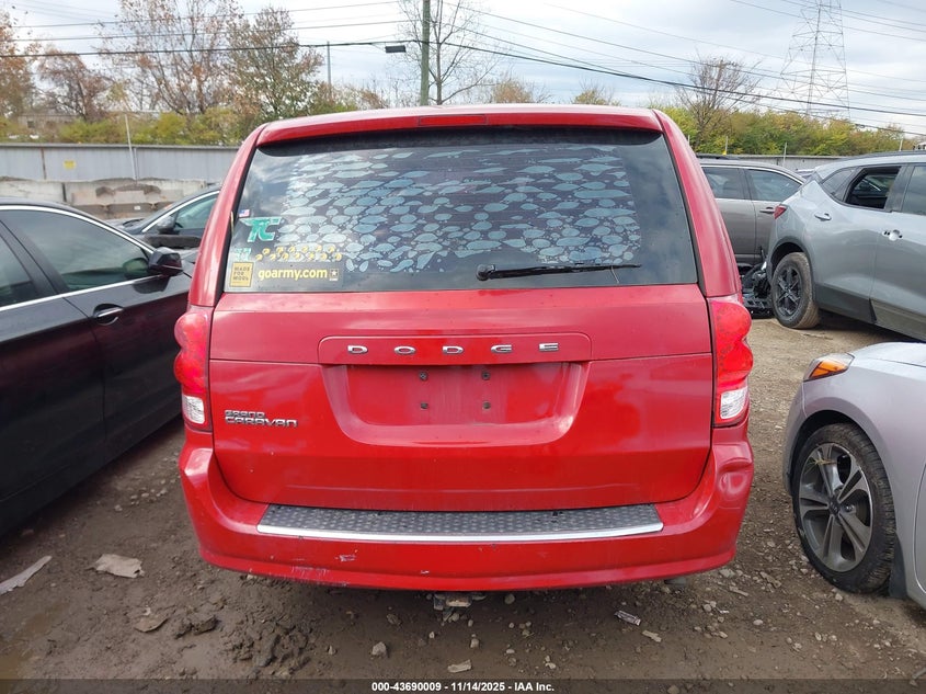 2015 Dodge Grand Caravan American Value Pkg VIN: 2C4RDGBG9FR725562 Lot: 43690009