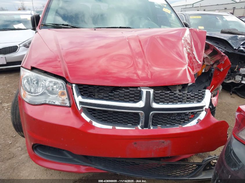 2015 Dodge Grand Caravan American Value Pkg VIN: 2C4RDGBG9FR725562 Lot: 43690009
