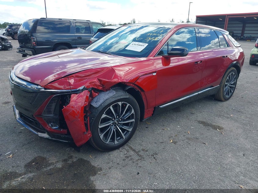 Vin: 1gykpvrk5rz115654, lot: 44185382, cadillac lyriq sport w/1sj 20242