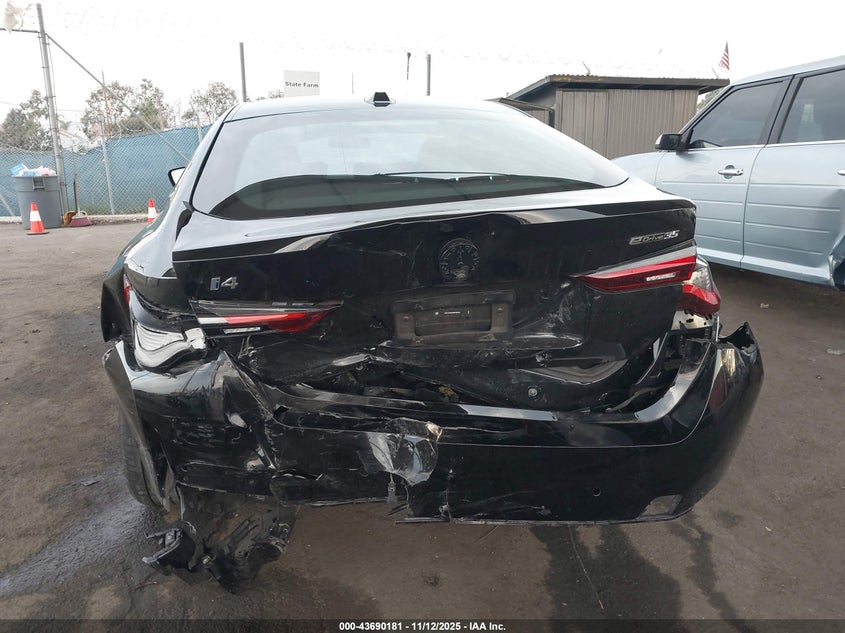 2024 BMW I4 Gran Coupe Edrive35 VIN: WBY43AW00RFT00751 Lot: 43690181