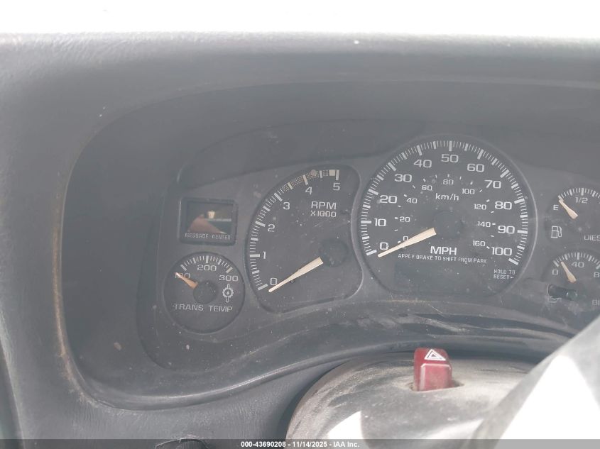 2001 Chevrolet Silverado 2500Hd Lt VIN: 1GCHK29111E344722 Lot: 43690208