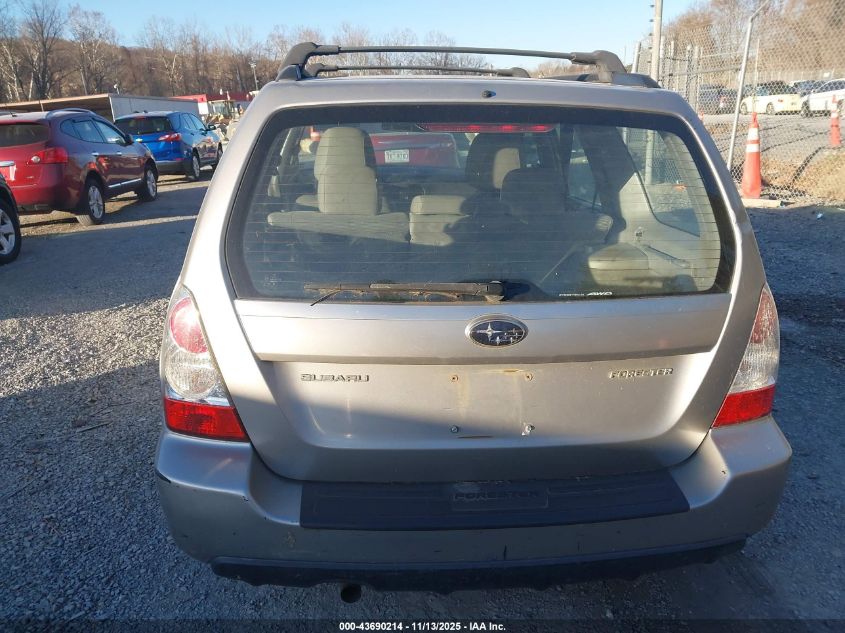 2007 Subaru Forester 2.5X VIN: JF1SG63607H712789 Lot: 43690214
