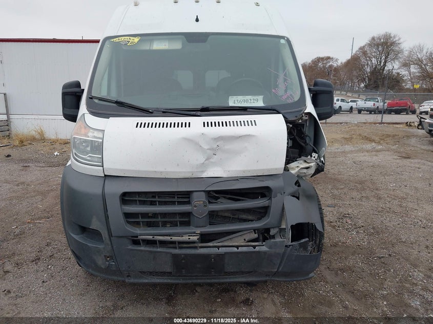 2017 Ram Promaster 2500 High Roof 159 Wb VIN: 3C6TRVDG5HE529008 Lot: 43690229