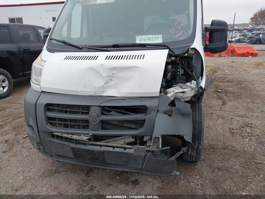 2017 Ram Promaster 2500 High Roof 159 Wb VIN: 3C6TRVDG5HE529008 Lot: 43690229